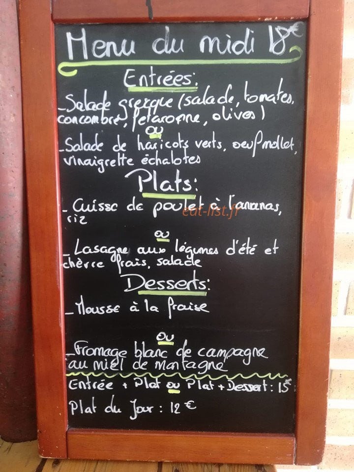 The Soul Kitchen — carte page 1