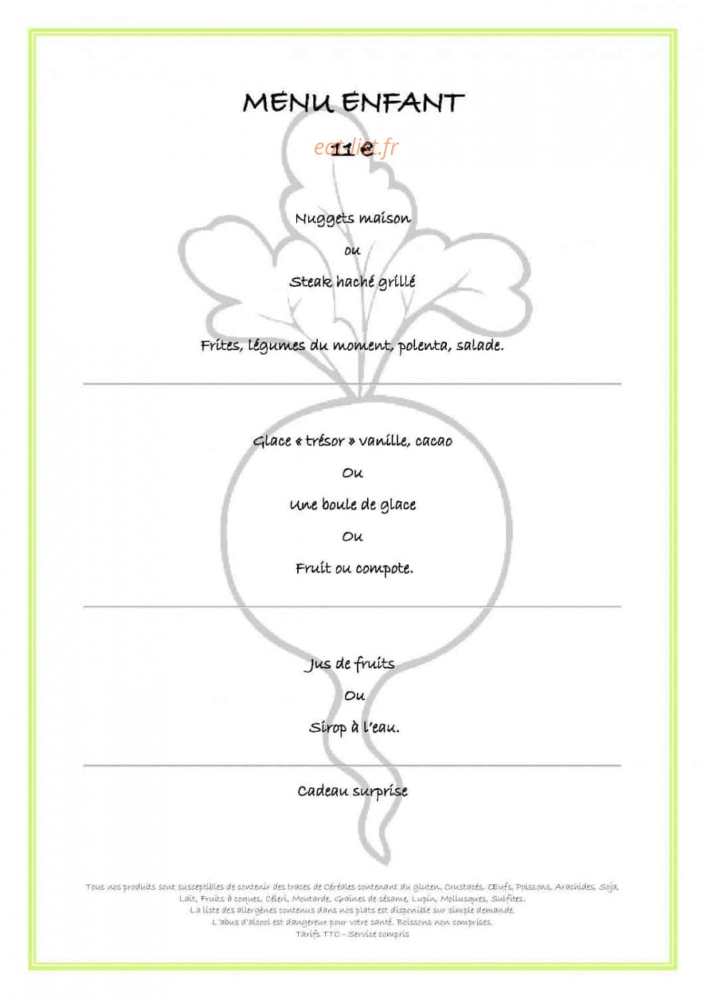 L'éclosion — carte page 11
