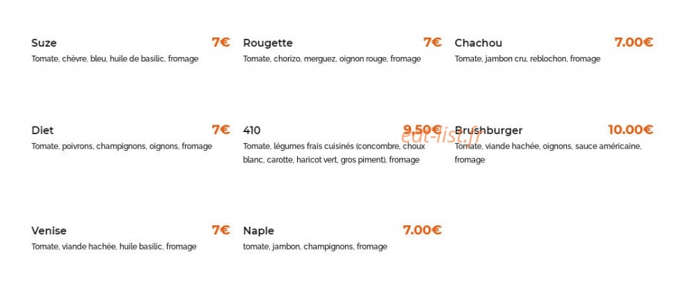 Chez Mimi — carte page 5