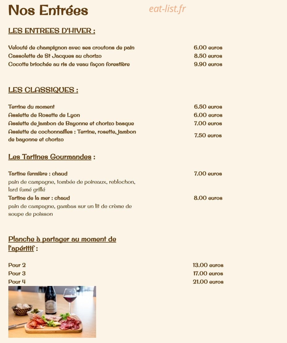L'incontournable — carte page 1
