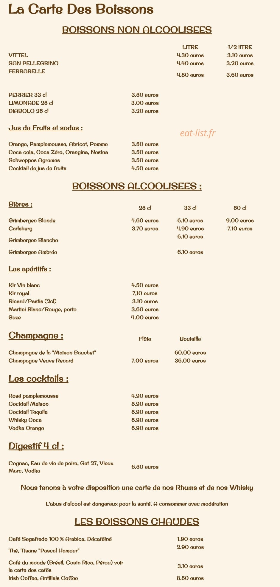 L'incontournable — carte page 9