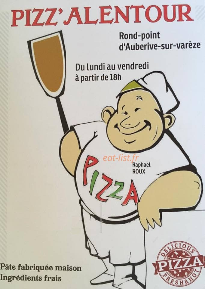 Pizz'Alentours — carte page 1