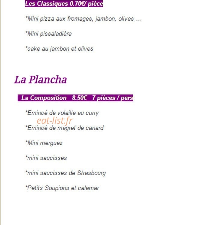 4M Prestations-traiteur — carte page 4