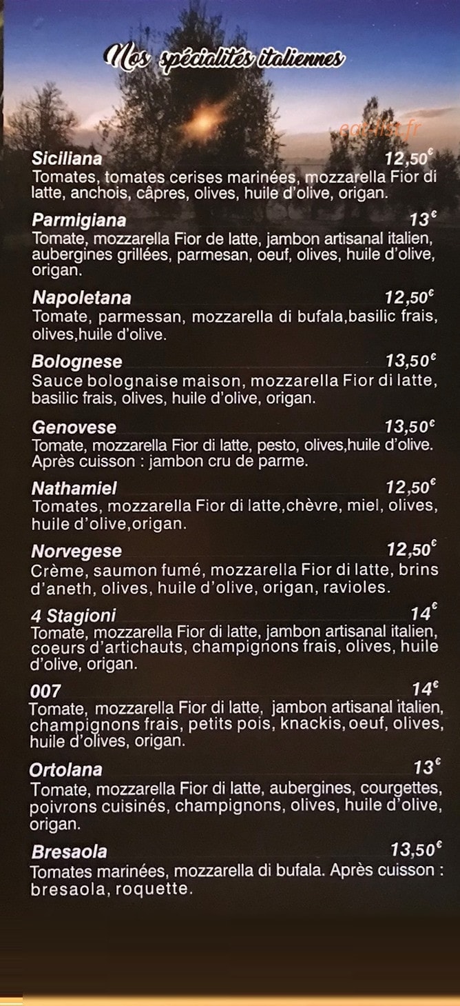 IL Vesuvio — carte page 2