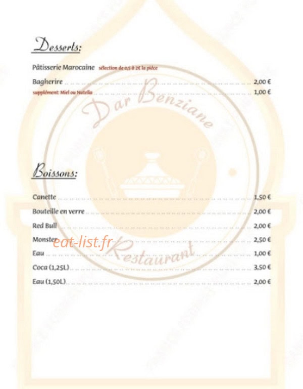 Dar Benziane — carte page 2