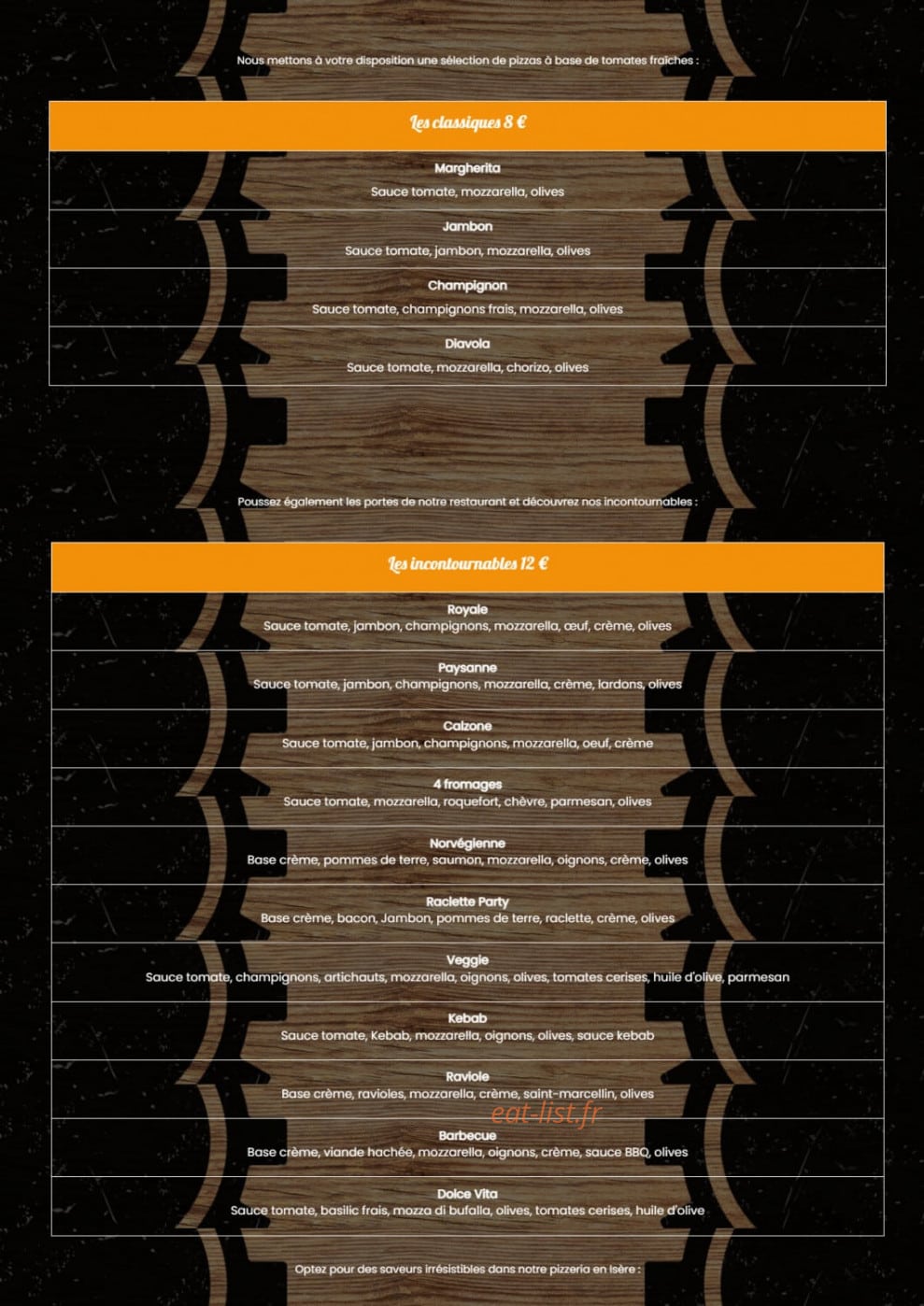La Fabrik — carte page 2