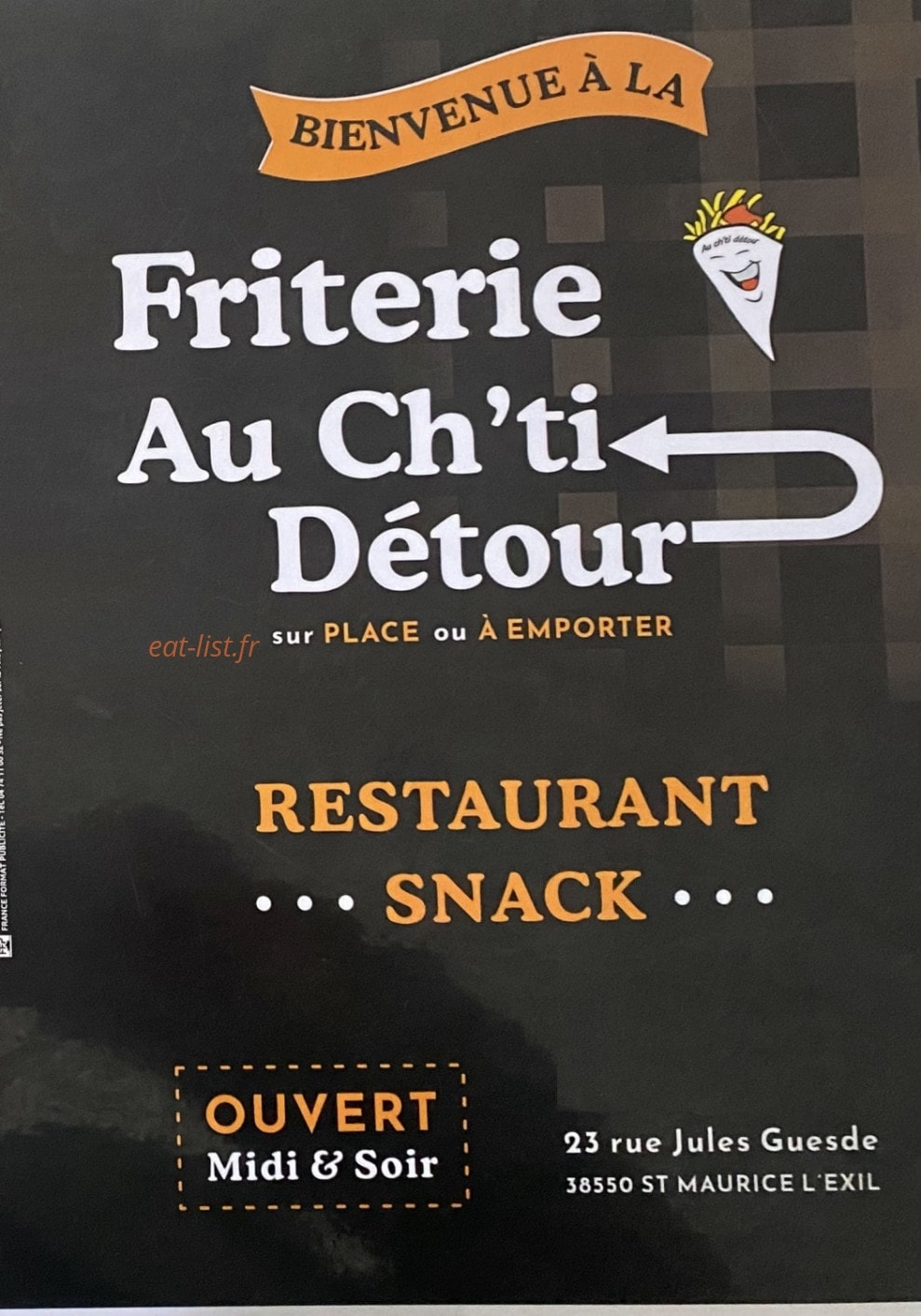 Au Ch’ti Détour — carte page 1