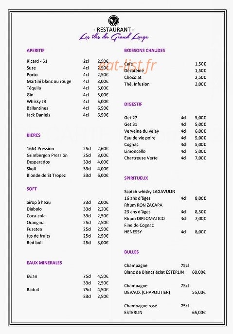 Les iles du Grand Large — carte page 2