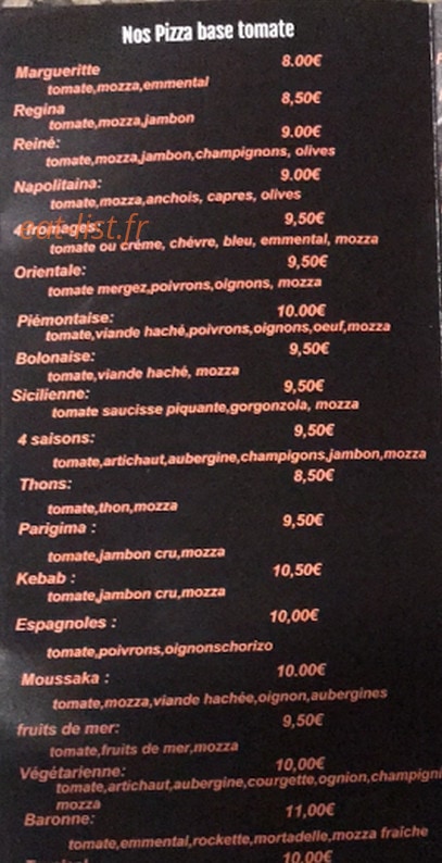 La Toscanella — carte page 2