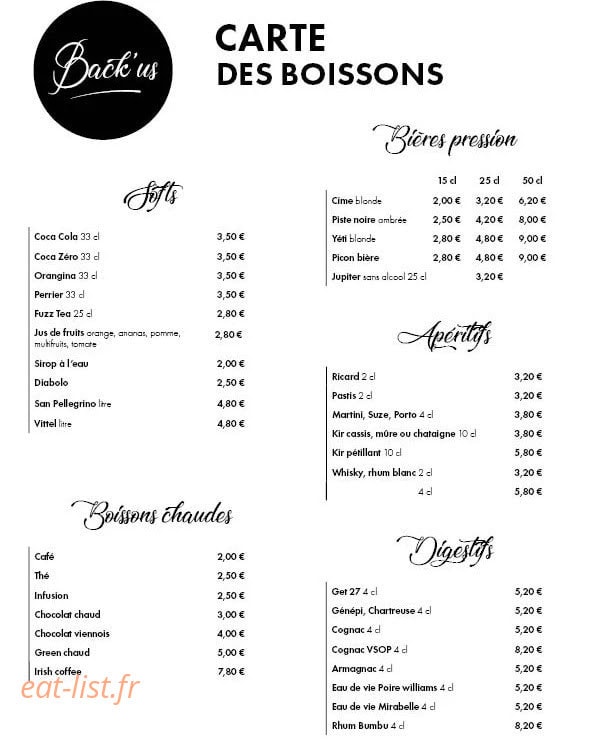 Back'us — carte page 4
