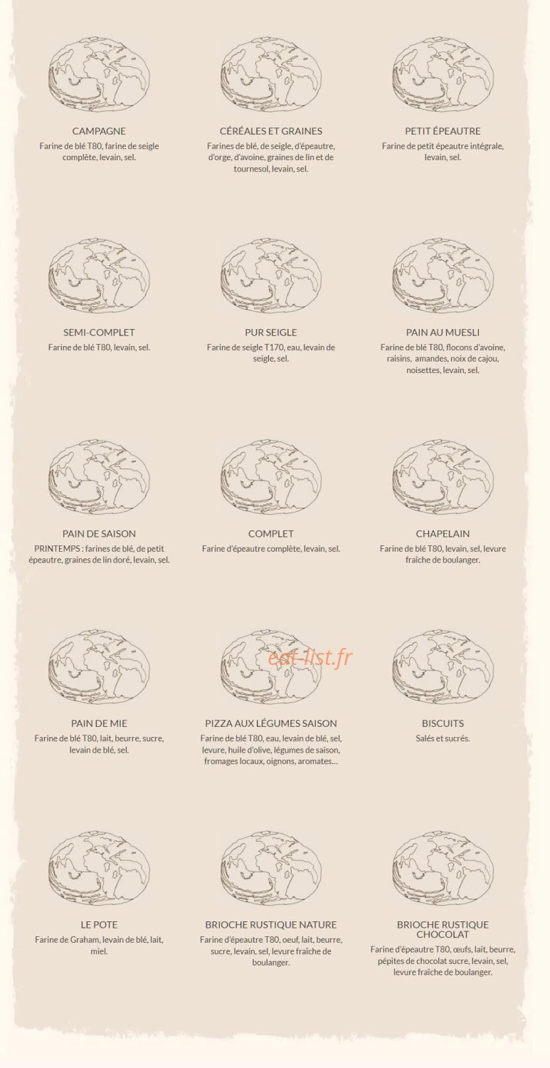 Le goût du coin — carte page 2