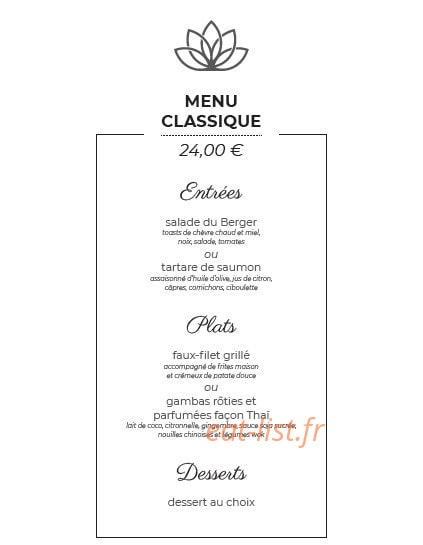 Le Baya — carte page 6