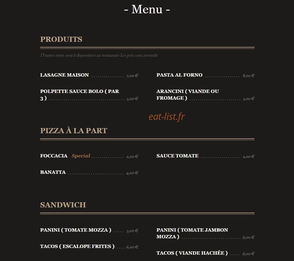 Più Di Prima — carte page 1