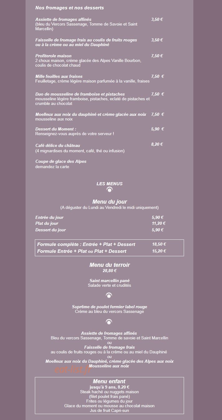 Le château des arènes — carte page 2