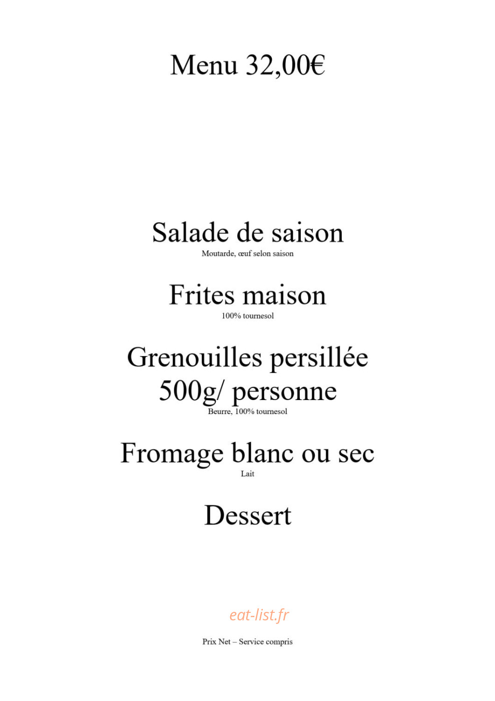 Les Roses — carte page 2