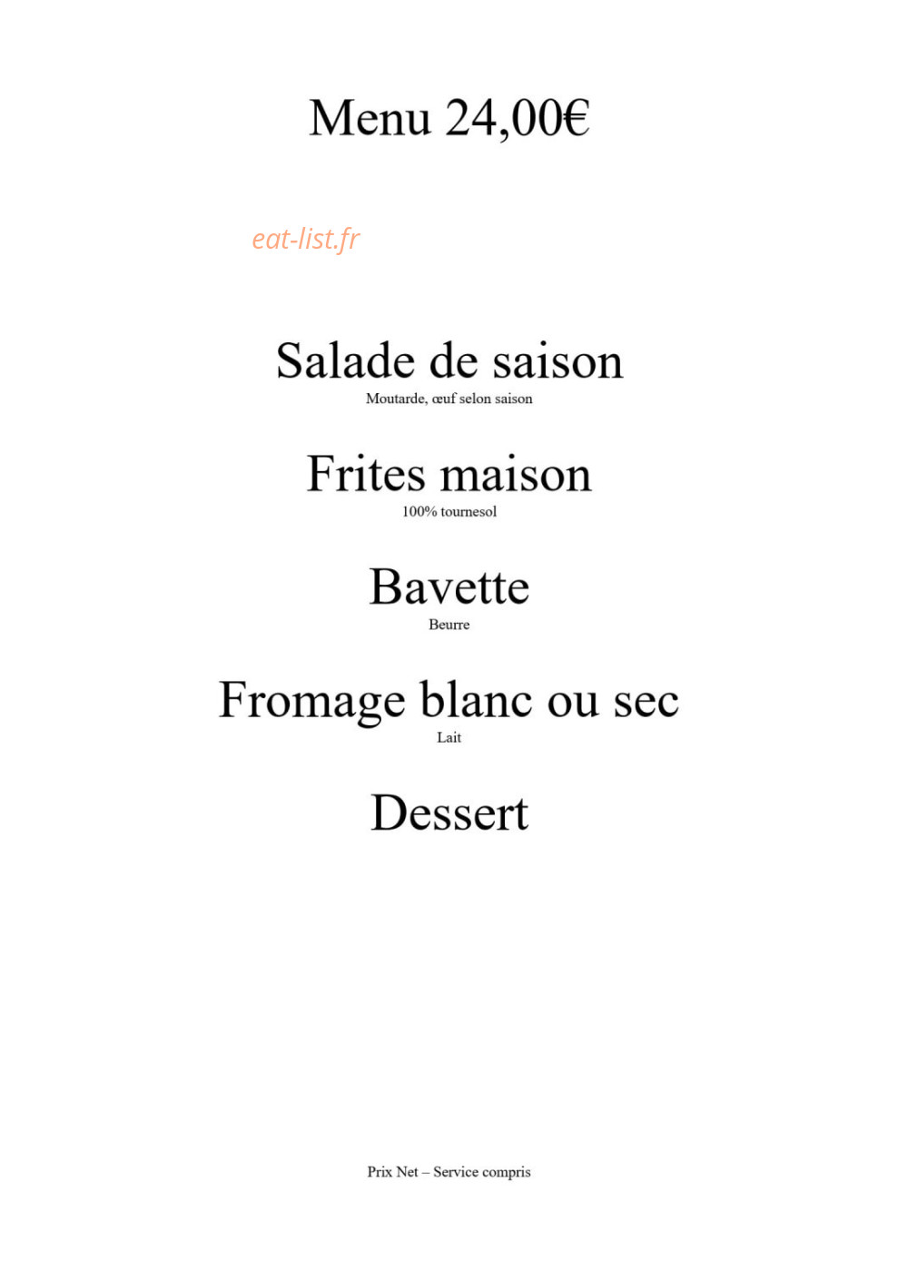 Les Roses — carte page 6