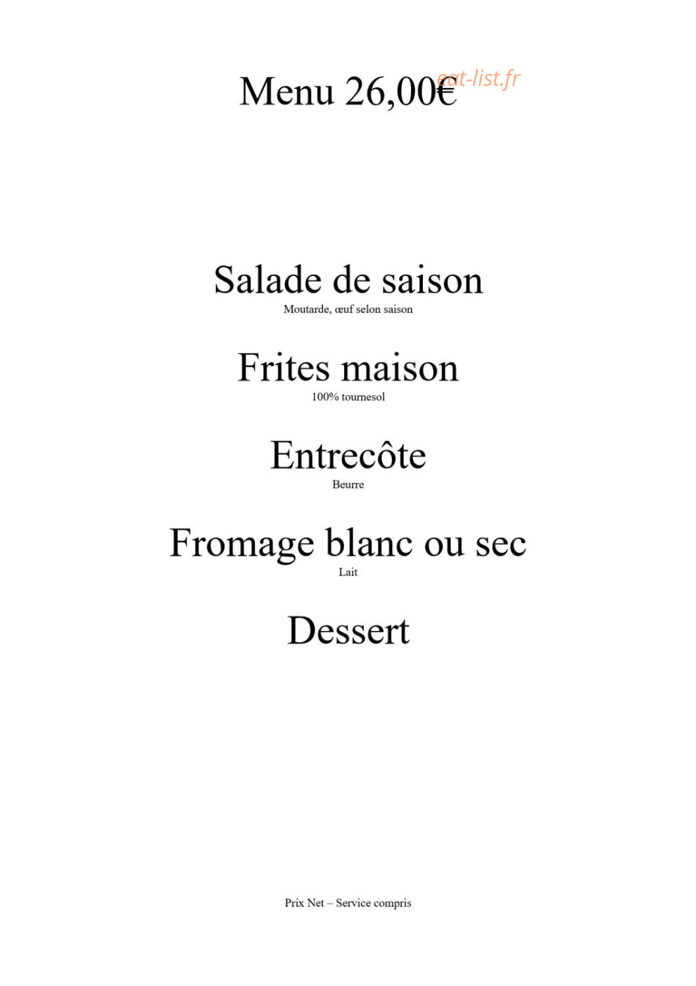 Les Roses — carte page 7