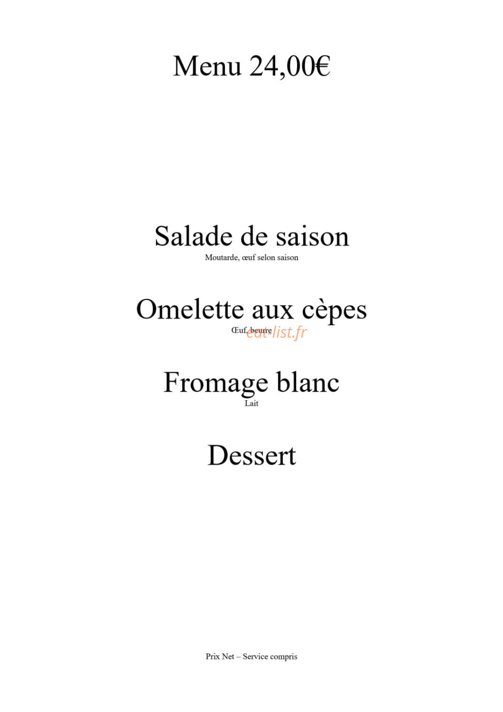 Les Roses — carte page 5