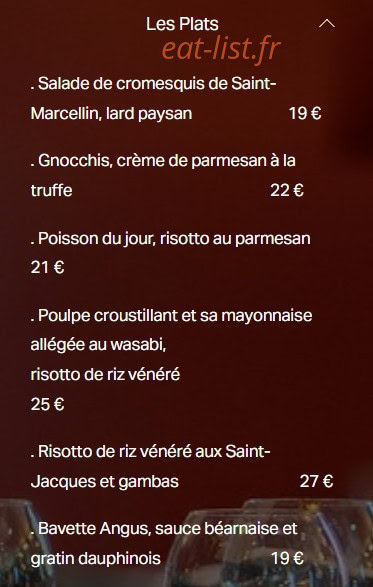 Le Saint Ange — carte page 2