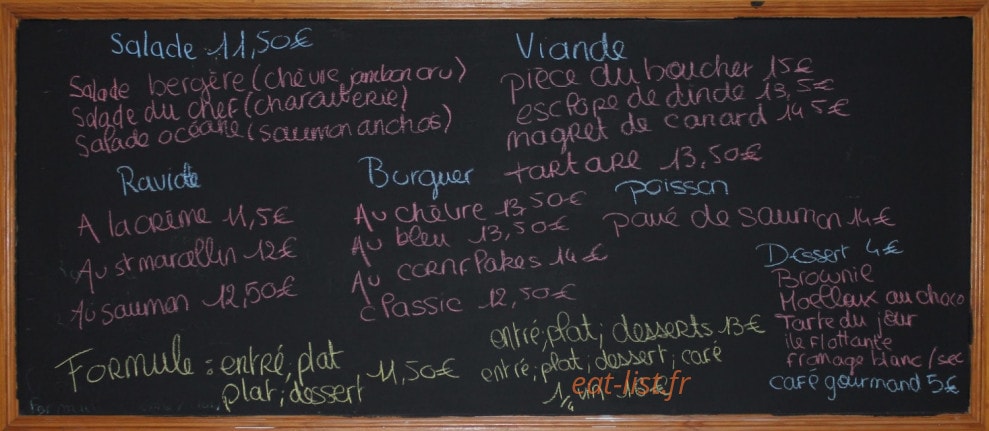 Rest'O Café — carte page 1