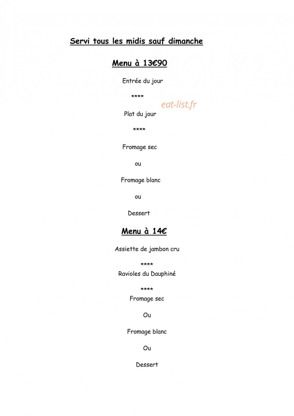 La Chicholière — carte page 1
