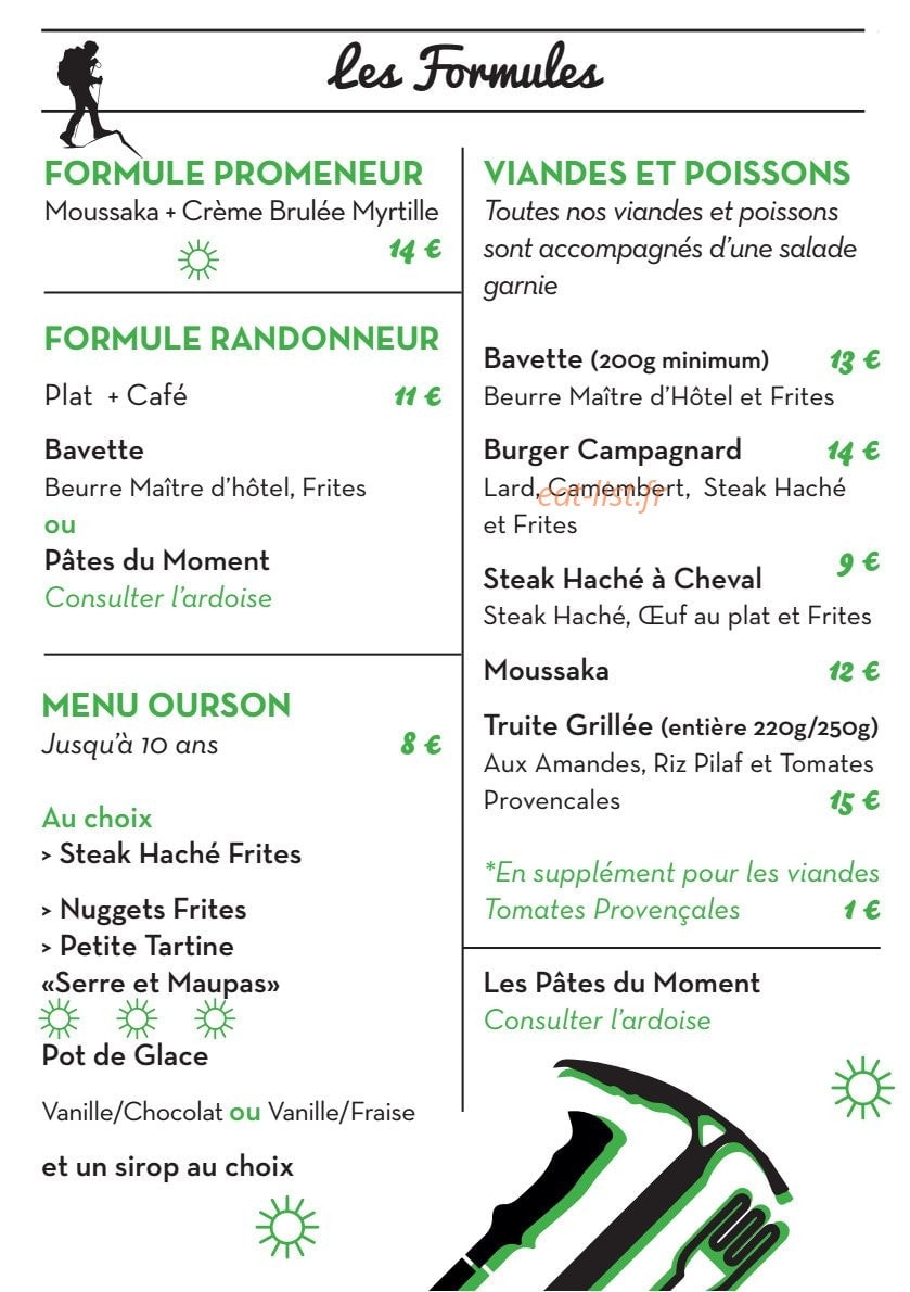 Le Sun Valley — carte page 2