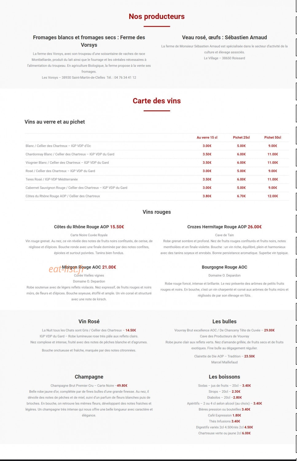 Le Sineipy — carte page 2