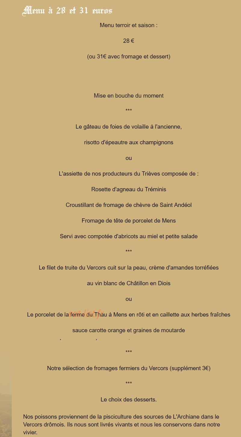 Au Sans Souci — carte page 5