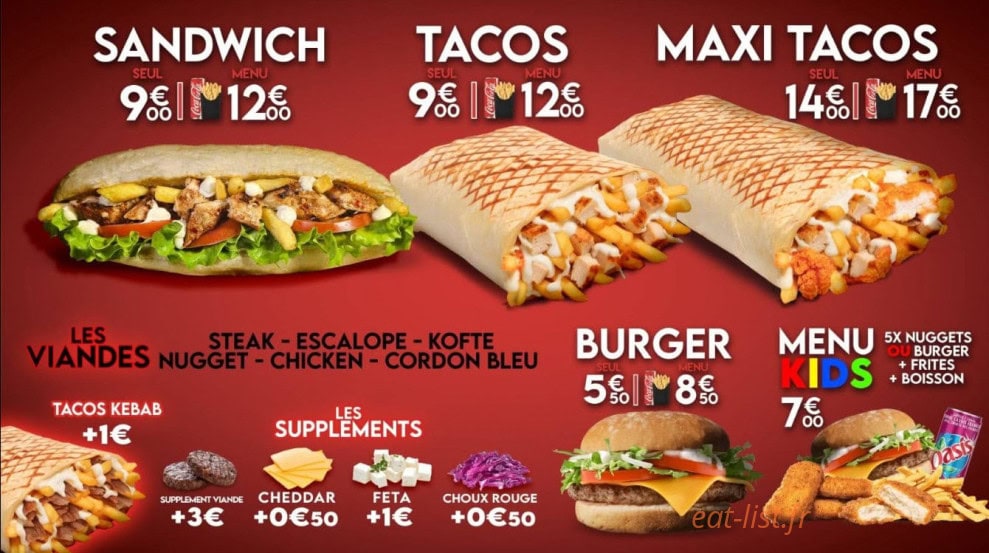 Chasse Kebab — carte page 2