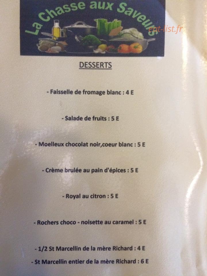 La chasse aux saveurs — carte page 3