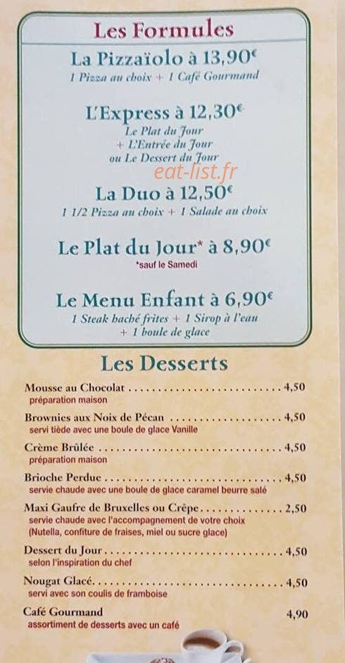 Le charly's — carte page 3