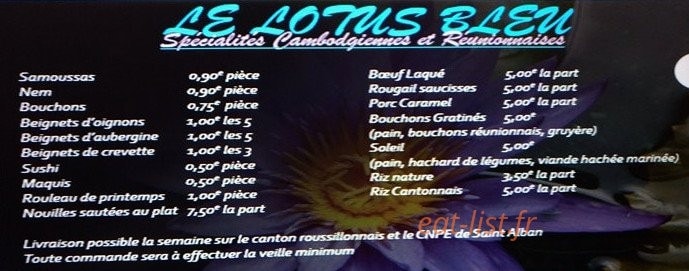 Le Lotus Bleu — carte page 1