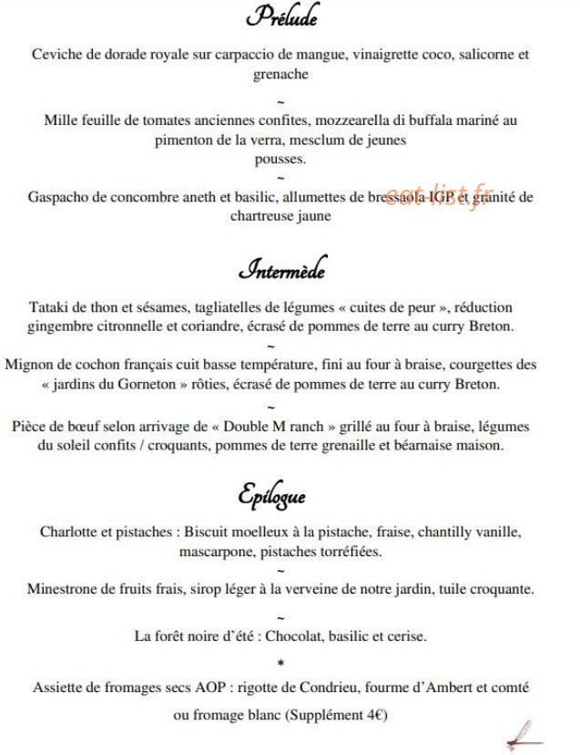 Les Nymphéas — carte page 1