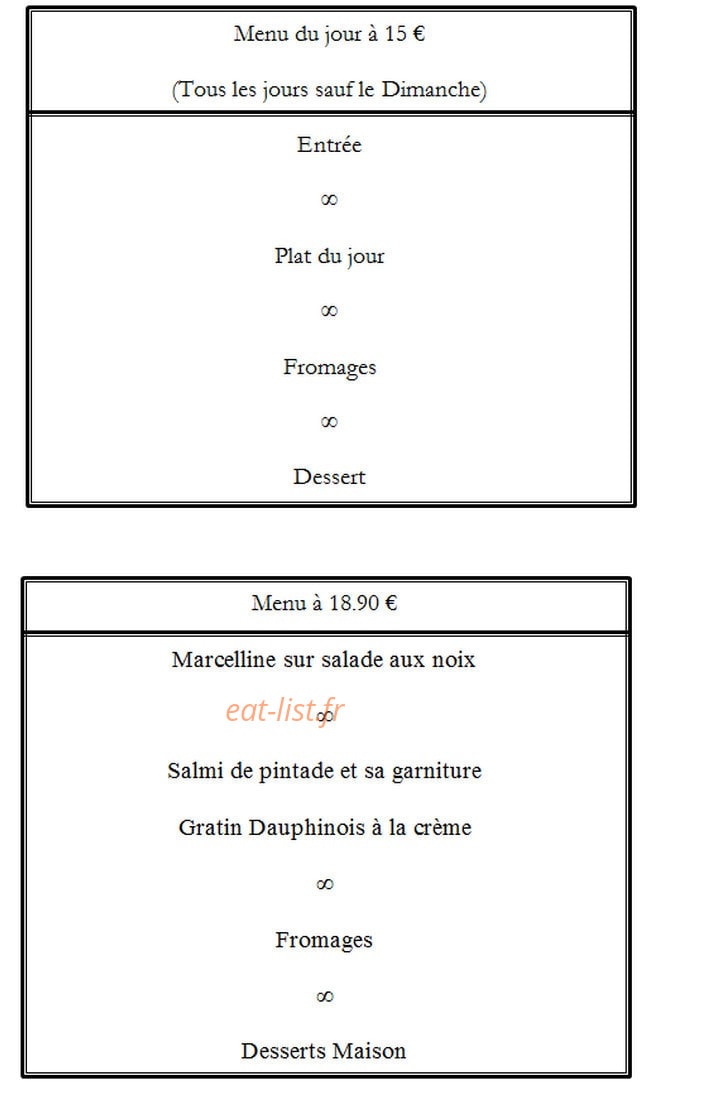La Bourne — carte page 1
