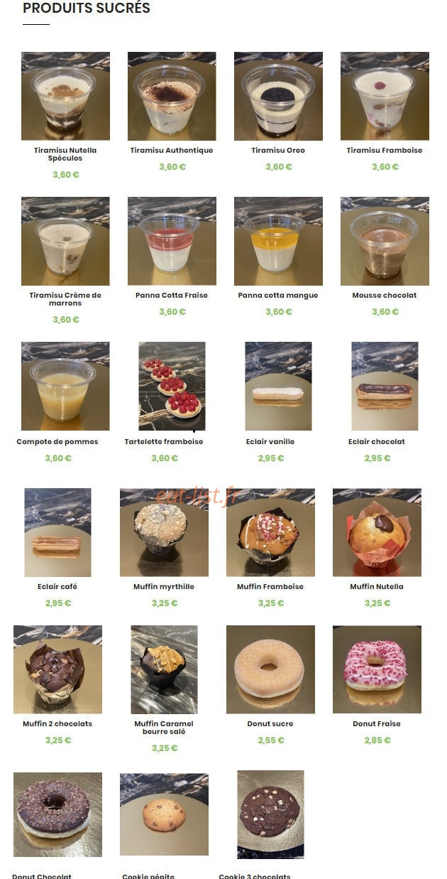 L'Arrêt Gourmand — carte page 6
