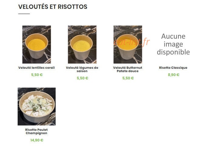 L'Arrêt Gourmand — carte page 5