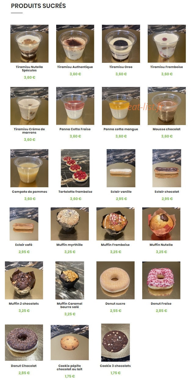 L'Arrêt Gourmand — carte page 3