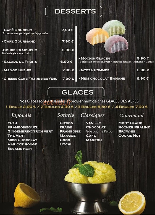 Le Katana — carte page 15