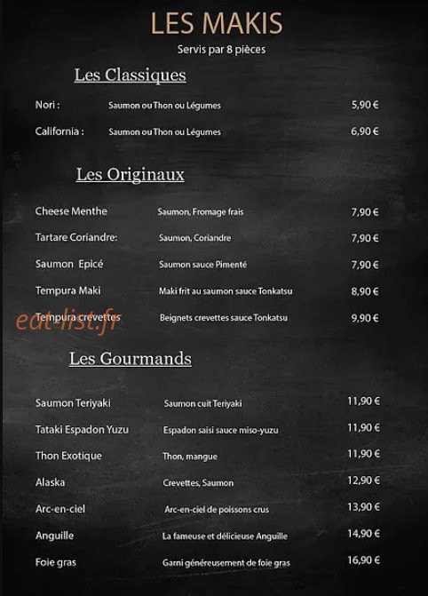 Le Katana — carte page 4