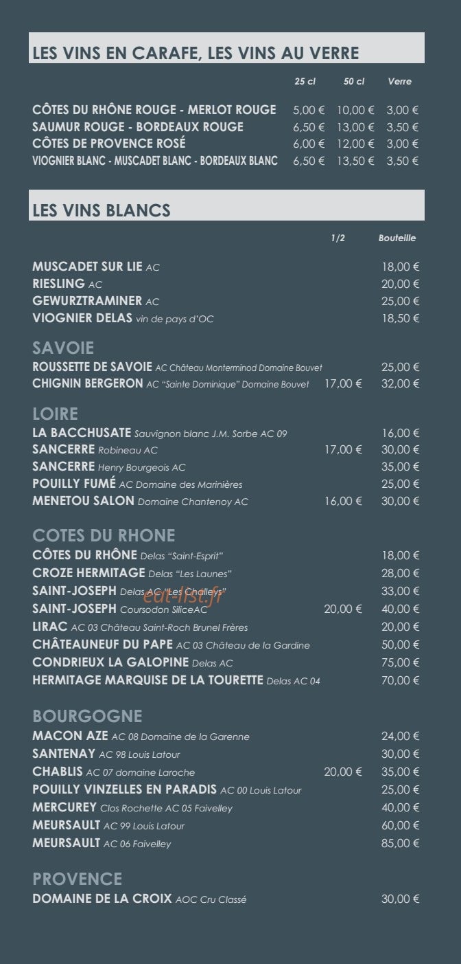 Les Trois Dauphins — carte page 8