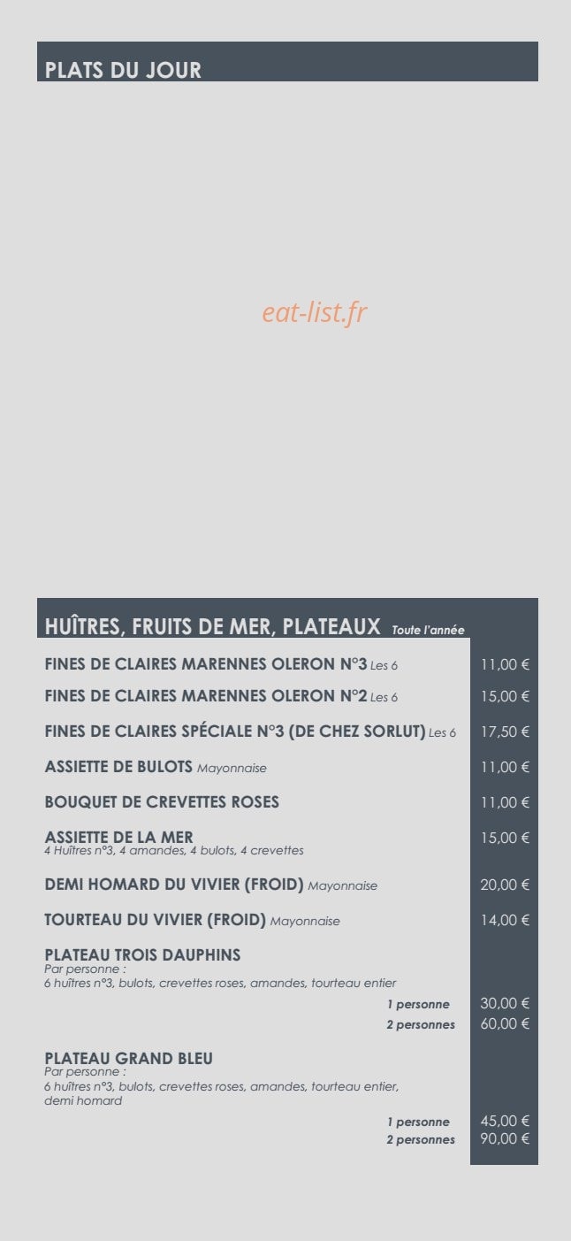 Les Trois Dauphins — carte page 3