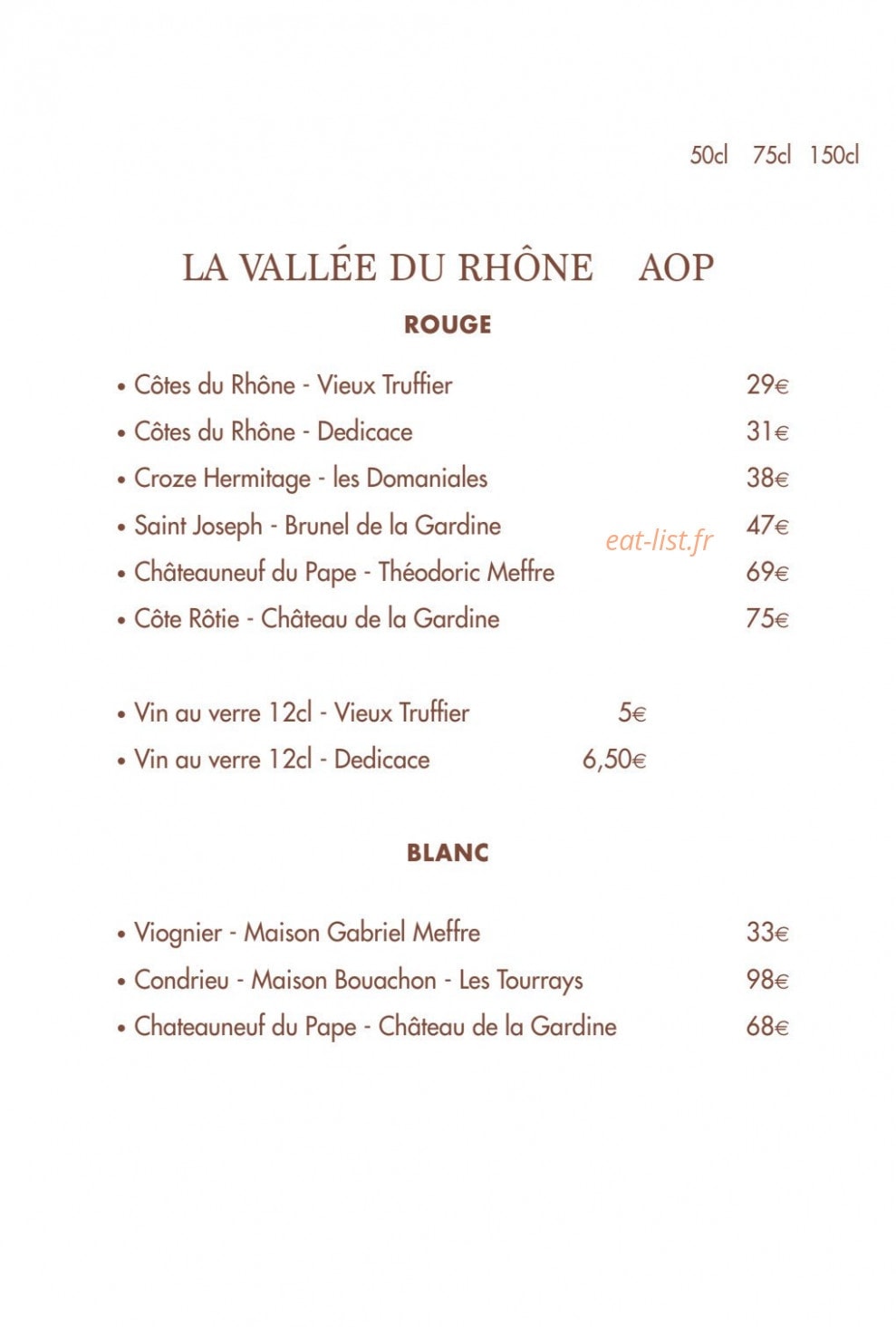 Café de la place — carte page 3