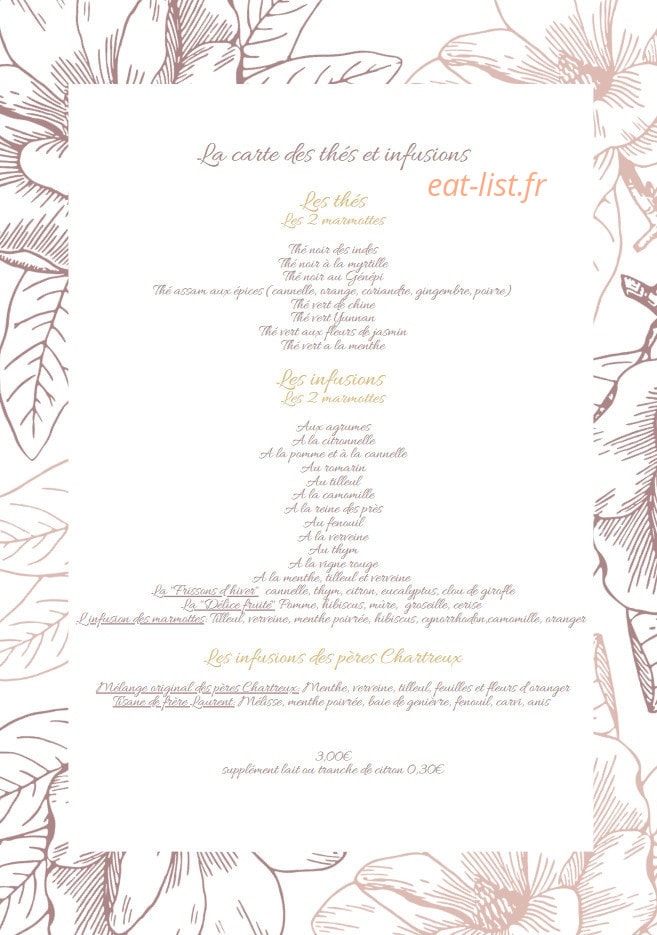 Le Café de la Place — carte page 11