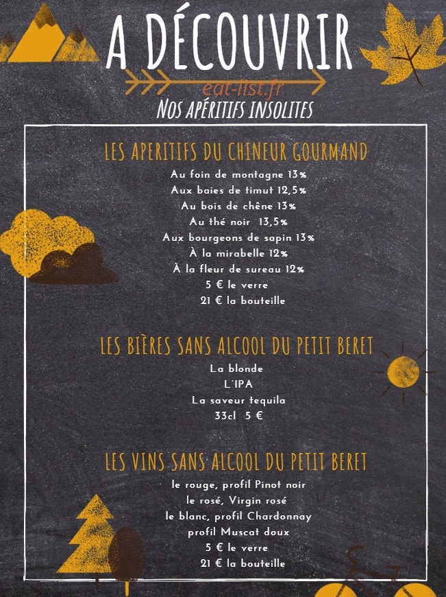 Le Café de la Place — carte page 12
