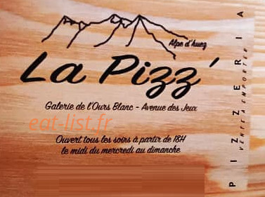 La Pizz' — carte page 1