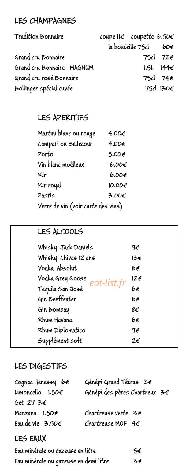 Le Chalet du Pèr'Sillé — carte page 9