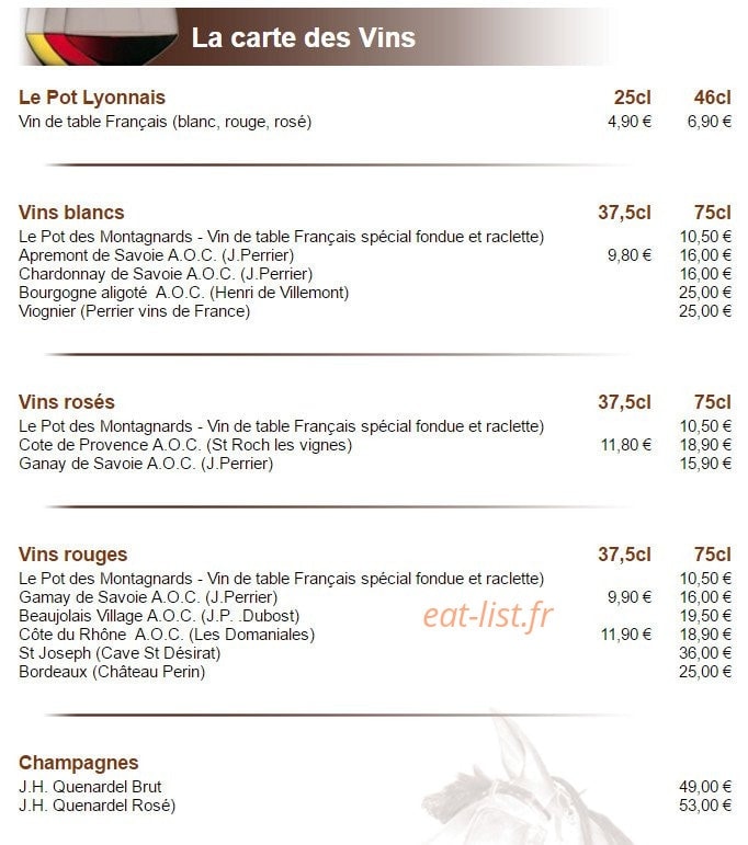 Taverne Lowenbrau — carte page 15