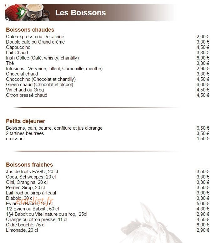 Taverne Lowenbrau — carte page 13
