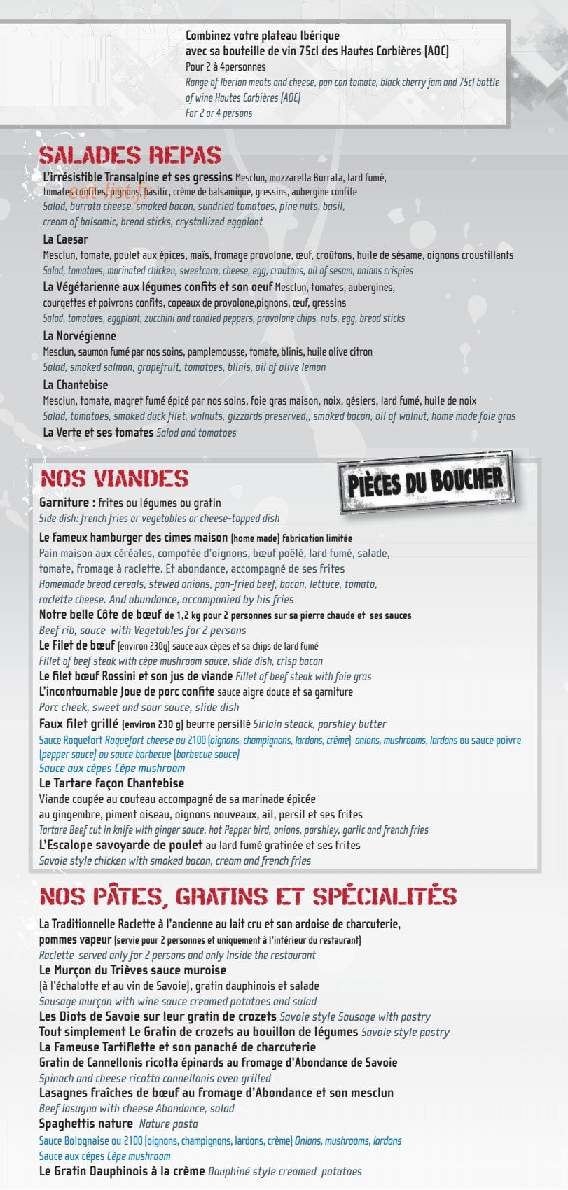 Chantebise 2100 — carte page 2