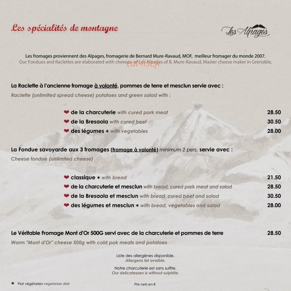 L'authentique — carte page 4